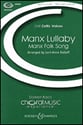 Manx Lullaby Unison choral sheet music cover